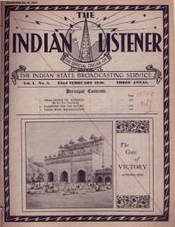 Icon image THE INDIAN LISTENER: Vol. I. No. 5. (22nd FEBRUARY 1936)