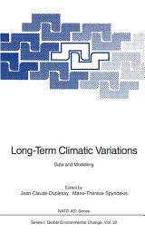 Icon image Long-Term Climatic Variations: Data and Modelling