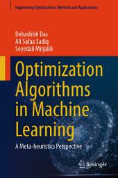 Icon image Optimization Algorithms in Machine Learning: A Meta-heuristics Perspective