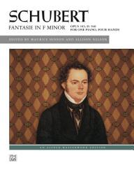 Icon image Fantasie in F Minor, Op. 103, D. 940: Piano Duet (1 Piano, 4 Hands)