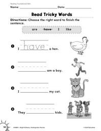 Icon image Foundational Skills: Tricky Words Practice