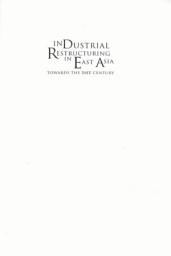 Icon image Industrial Restructuring in East Asia: Towards the 21st Century
