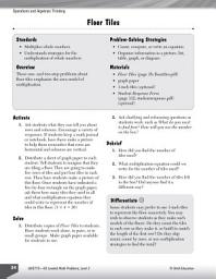 Icon image Operations and Algebraic Thinking Leveled Problems: Multiplying and Area Models: Multiplying and Area Models