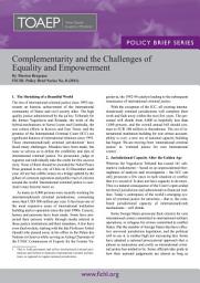 Icon image Complementarity and the Challenges of Equality and Empowerment