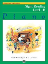 Icon image Alfred's Basic Piano Course: Sight Reading Book 1B