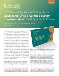 Icon image 2020 Annual trends and outlook report: Sustaining Africa's agrifood system transformation: The role of public policies: Synopsis