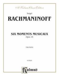 Icon image Six Moments Musicaux, Op. 16: Piano Collection