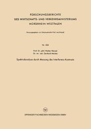 Icon image Spektralanalyse durch Messung des Interferenz-Kontrasts
