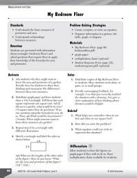 Icon image Measurement and Data Leveled Problems: Area and Perimeter: Area and Perimeter