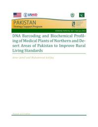 Icon image DNA barcoding and biochemical profiling of medical plants of northern and desert areas of Pakistan to improve rural living standard