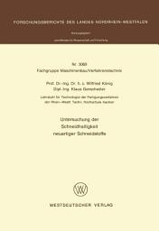 Icon image Untersuchung der Schneidhaltigkeit neuartiger Schneidstoffe