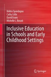 Icon image Inclusive Education in Schools and Early Childhood Settings