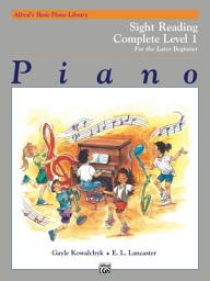 Icon image Alfred's Basic Piano Library: Sight Reading Book Complete Level 1 (1A/1B)