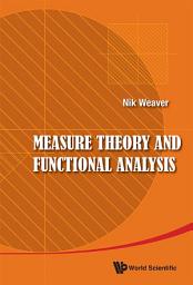 Icon image Measure Theory and Functional Analysis