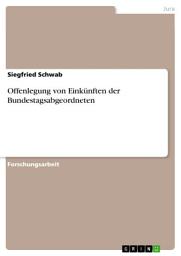 Icon image Offenlegung von Einkünften der Bundestagsabgeordneten