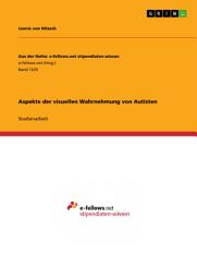 Icon image Aspekte der visuellen Wahrnehmung von Autisten