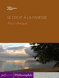 Icon image Le Droit à la paresse
