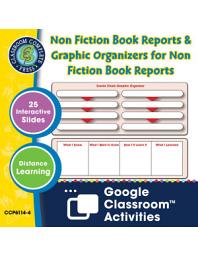 Icon image How to Write a Book Report: Non Fiction Book Reports & Graphic Organizers for Non Fiction Book Reports - Google Slides Gr. 5-8