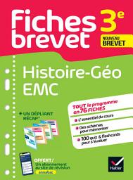 Icon image Fiches brevet - Histoire-Géographie EMC 3e Brevet 2027: tout le programme en fiches de révision détachables