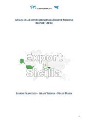 Icon image Analisi delle esportazioni della Regione Siciliana Report 2013
