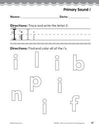 Icon image Kindergarten Foundational Phonics Skills: Primary Sound i
