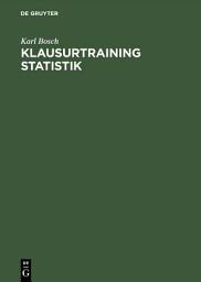 Icon image Klausurtraining Statistik: Ausgabe 2