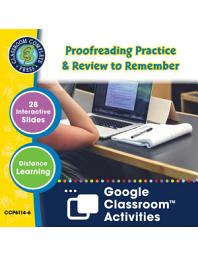 Icon image How to Write a Book Report: Proofreading Practice & Review to Remember - Google Slides Gr. 5-8