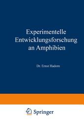 Icon image Experimentelle Entwicklungsforschung an Amphibien