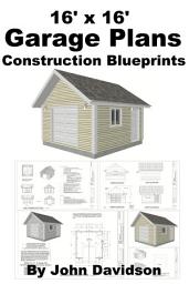 Icon image 16' x 16' Garage Plans Construction Blueprints