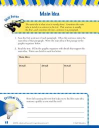 Icon image Read & Succeed Comprehension Level 3: Main Idea Passages and Questions