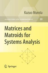 Icon image Matrices and Matroids for Systems Analysis