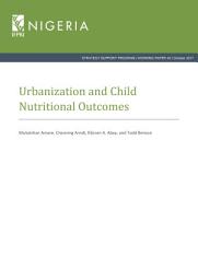 Icon image Urbanization and child nutritional outcomes