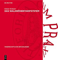 Icon image Das Waldhöhentarifsystem