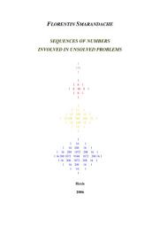 Icon image Sequences of Numbers Involved in Unsolved Problems