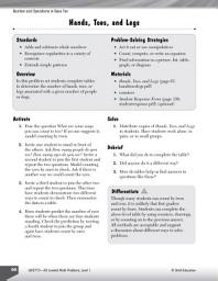 Icon image Operations in Base Ten Leveled Problem: Patterns-Hands, Toes, and Legs